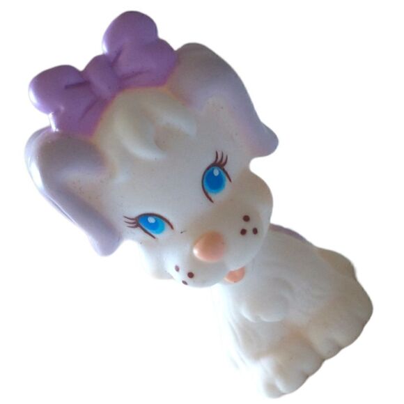 Quints Dog Puppy Vintage Purple White Vtg 1991 Dionne Quintuplets Replacement. - Picture 9 of 15